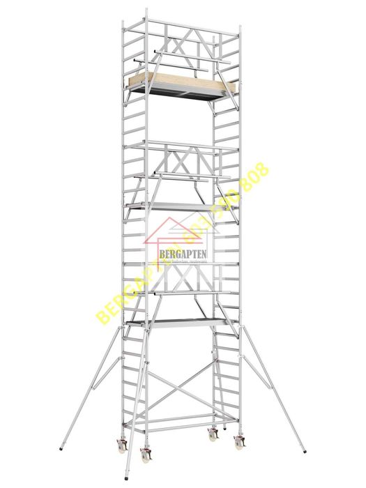 Rusztowanie Jezdne Aluminiowe AKSO COMFORT 0,90×1,90 m Zambrów Siedlce