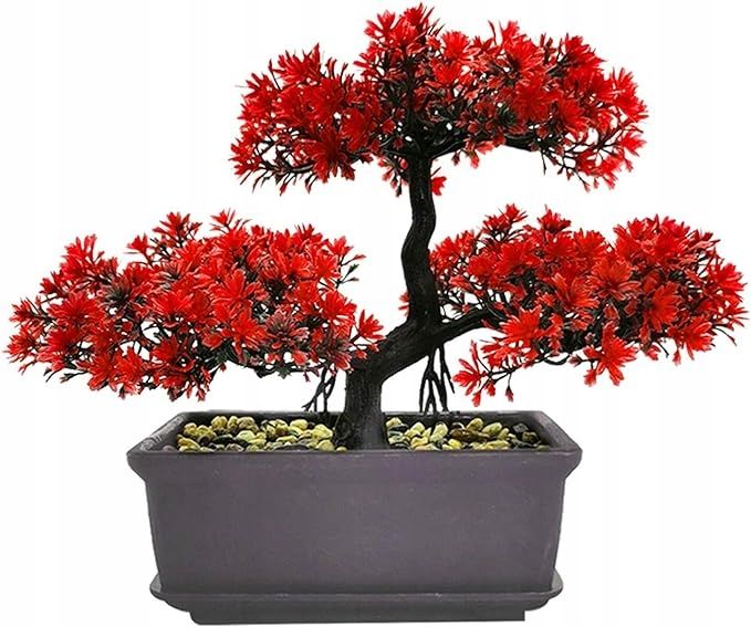 Sztuczna Roślina Doniczkowa Rośliny Bonsai