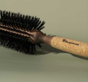 szczotka do włosów z korkiem Regincos z 16 rzędami 29/80 mm, brązowa