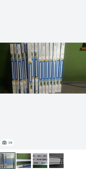 Lampa natynkowa  120cm 190w najwytrzymalsze  mocna przetwornica