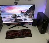 BUNDLE: Desktop + monitor + tecaldo + colunas + Web cam