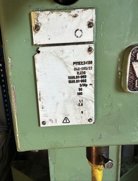 Prasa hydrauliczna stołowa WMW PYTE 2,5