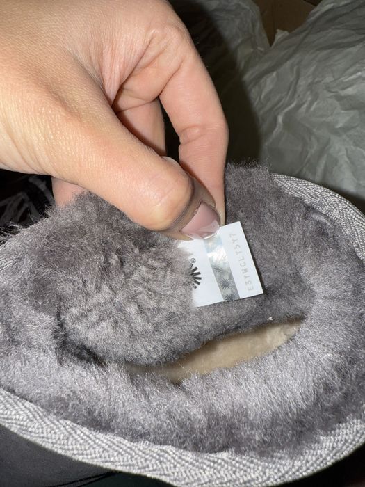 Ugg classic mini II GREY размер 8us(38,5/39) оригинал новые