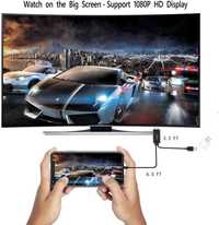 Cabo HDMI - Ligar diretamente o telemóvel iPhone/Android à TV (Novo)