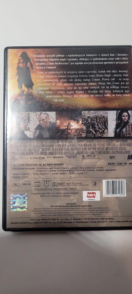 Film Conan Barbarzyńca płyta DVD