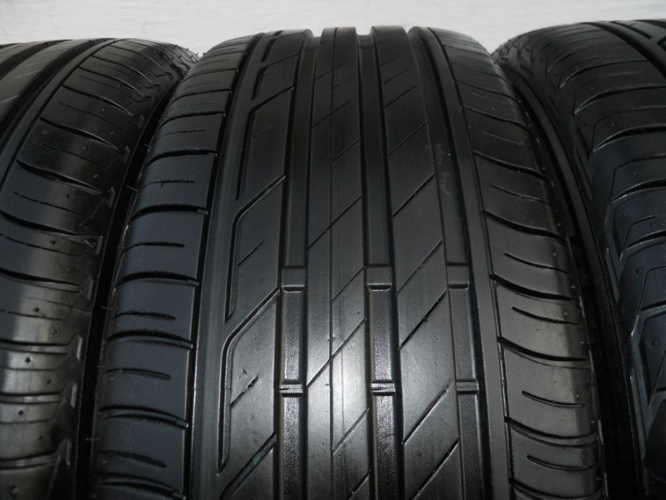 4 ładne opony letnie BRIDGESTONE T001 225/55 R18 98V (2x7,5mm, 2x6,5)