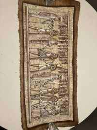 Wyjątkowy brązowy papirus egipski wykonany ręcznie