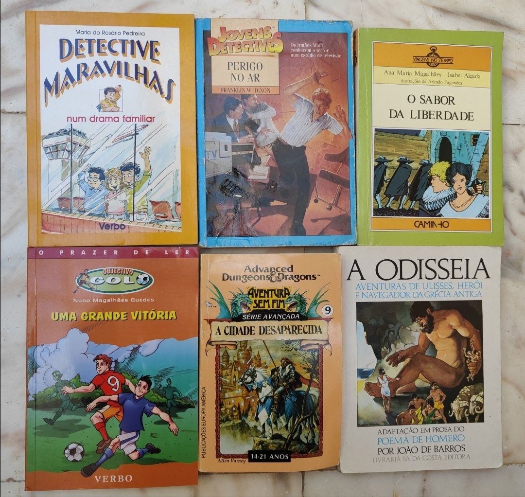 15 livros diversos