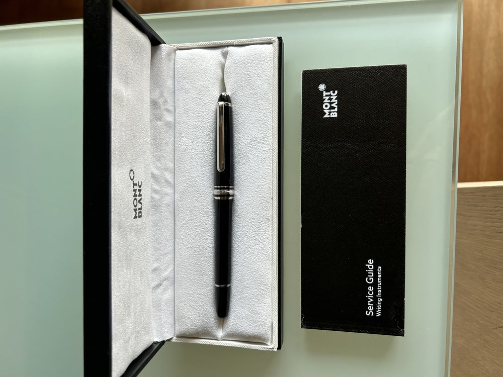 Caneta montblanc MEISTERSTÜCK PLATINUM-COATED ROLLERBALL