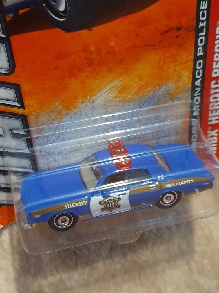 DODGE Monaco Radiowóz Matchbox Mattel resorak Policja auto KupMiChceTo