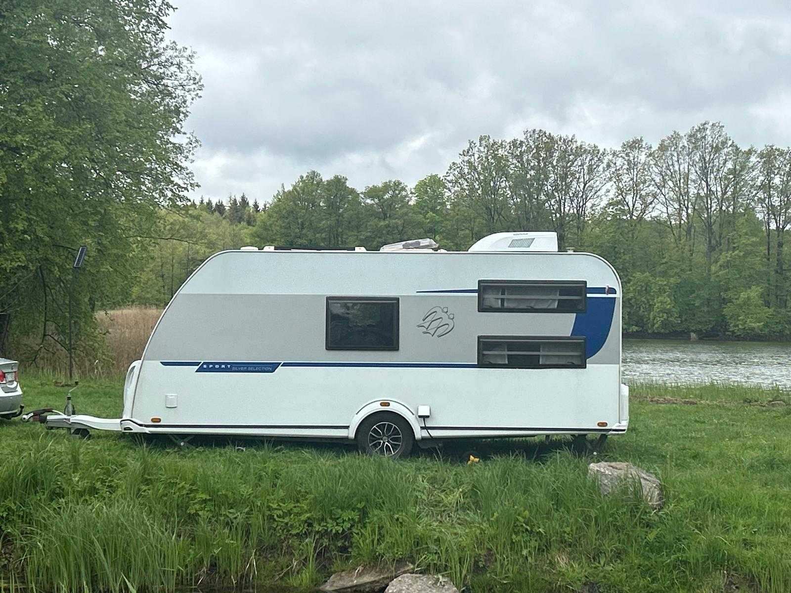 Wynajem przyczepa kempingowa Knaus 5/6os DMC 1300 KLIMA, mover, LIPIEC