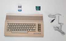 Komputer Commodore 64 + zasilacz + kartridż + TAPECART