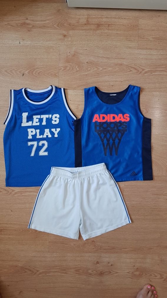 Набор: майка футболка спортивна футболочка маечка Adidas шорты шорти