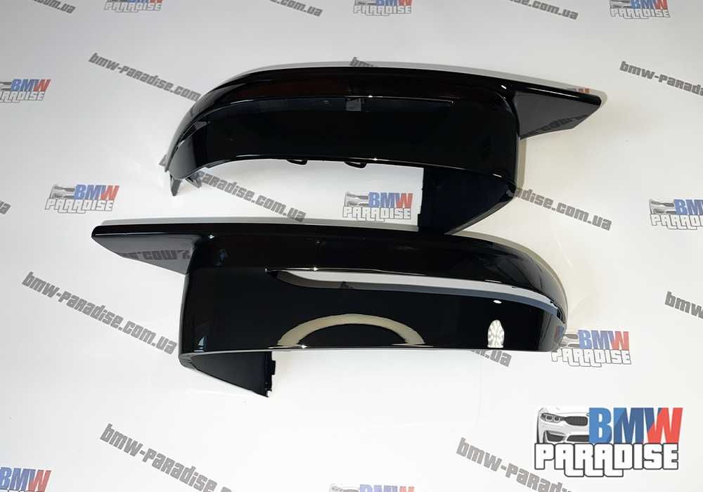 Накладки на боковые зеркала Черный глянец BMW G20 G30 G11 G12 G15 G16