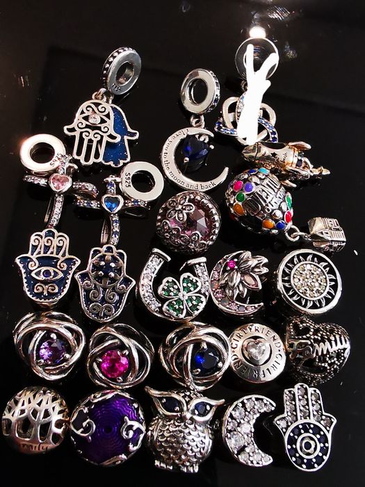 Charmsy do bransoletki. Nowe, srebrne s925