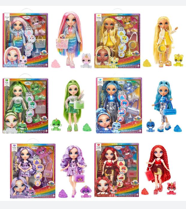 Куклы Рейнбоу Хай Слайм Rainbow High with Slime 28 см