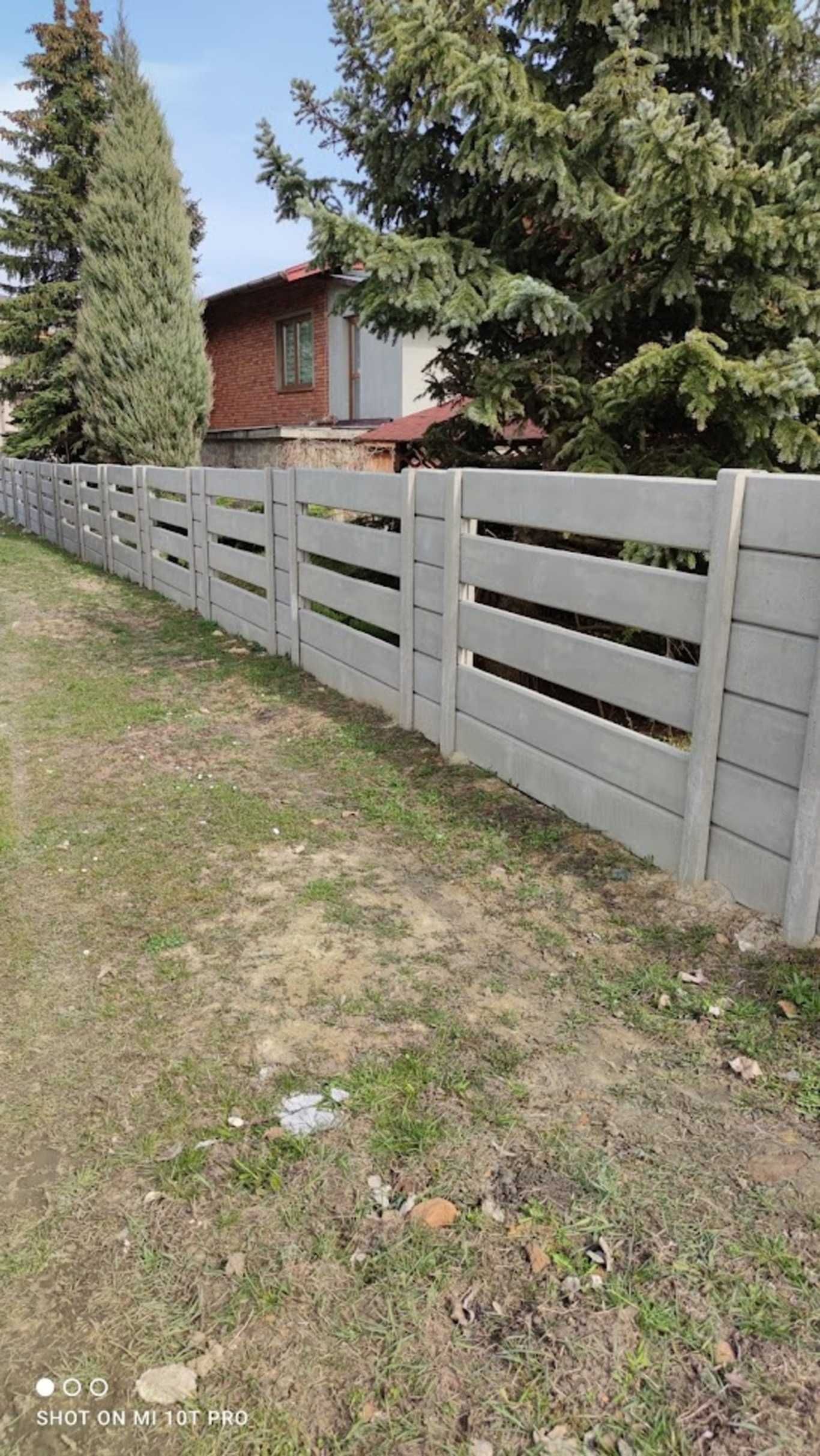 Ogrodzenia, garaże, wiaty, budynki z płyt beton