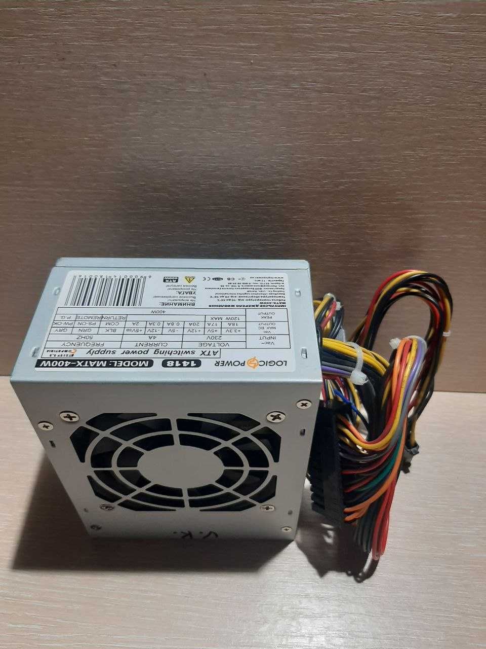 Блоки живлення Logic Power mATX-400w, SFX, 400w 80mm, КІЛЬКІСТЬ