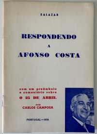 Respondendo a Afonso Costa - Oliveira Salazar - 1976