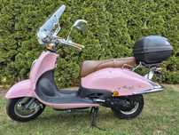 Skuter Grande Retro FOSTI 50, 4T, ABS, alarm, tylko 290km, kufer, SPRZ