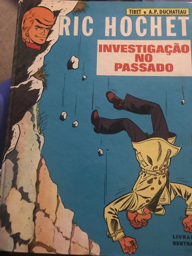 Livro do Tim Tim e três de Ric Hochet