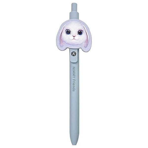 Zestaw Nimmy Big Eyed Pet 2.0 Rabbit 2w1 notatnik + długopis - fioleto