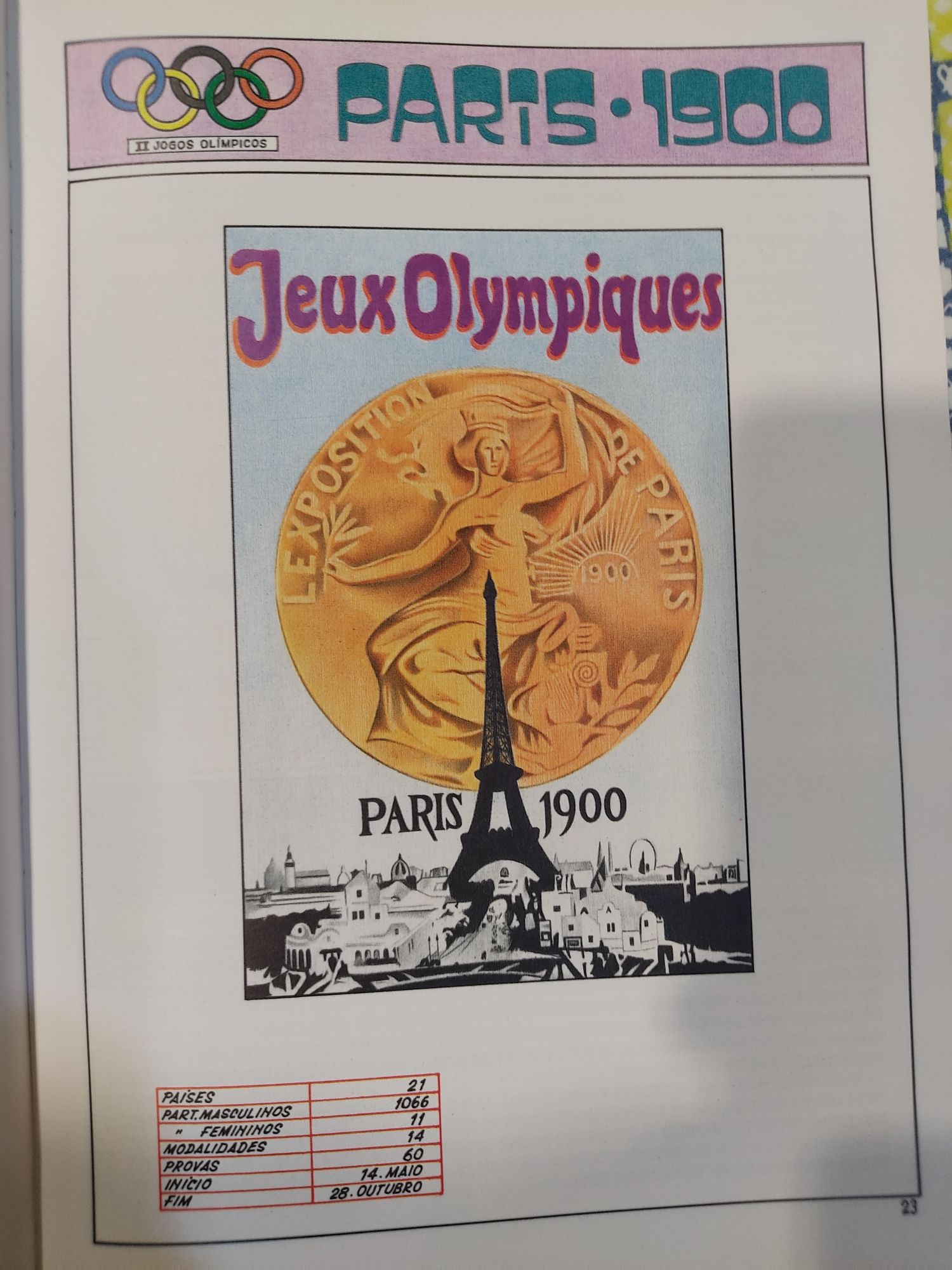 Livro jogos olímpicos