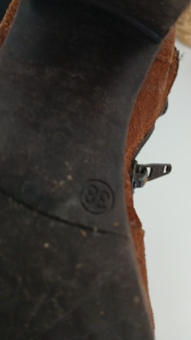 Botins camurça pele da cubanas