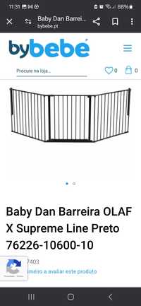 Barreira infantil de segurança Baby Dan