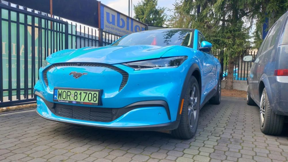 Ford Mustang Mach-E Stan idealny, faktura, 1 rejestracja 11.2024 pierwszy właściciel