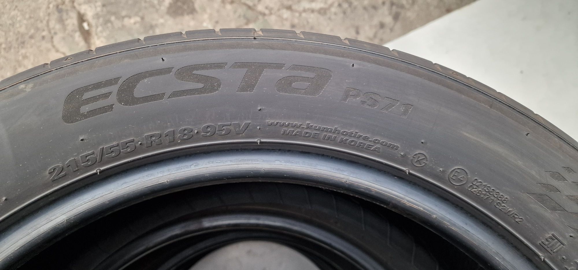 S23 4 x 215/55R18 Kumho Ecsta PS71 95V opony letnie demo