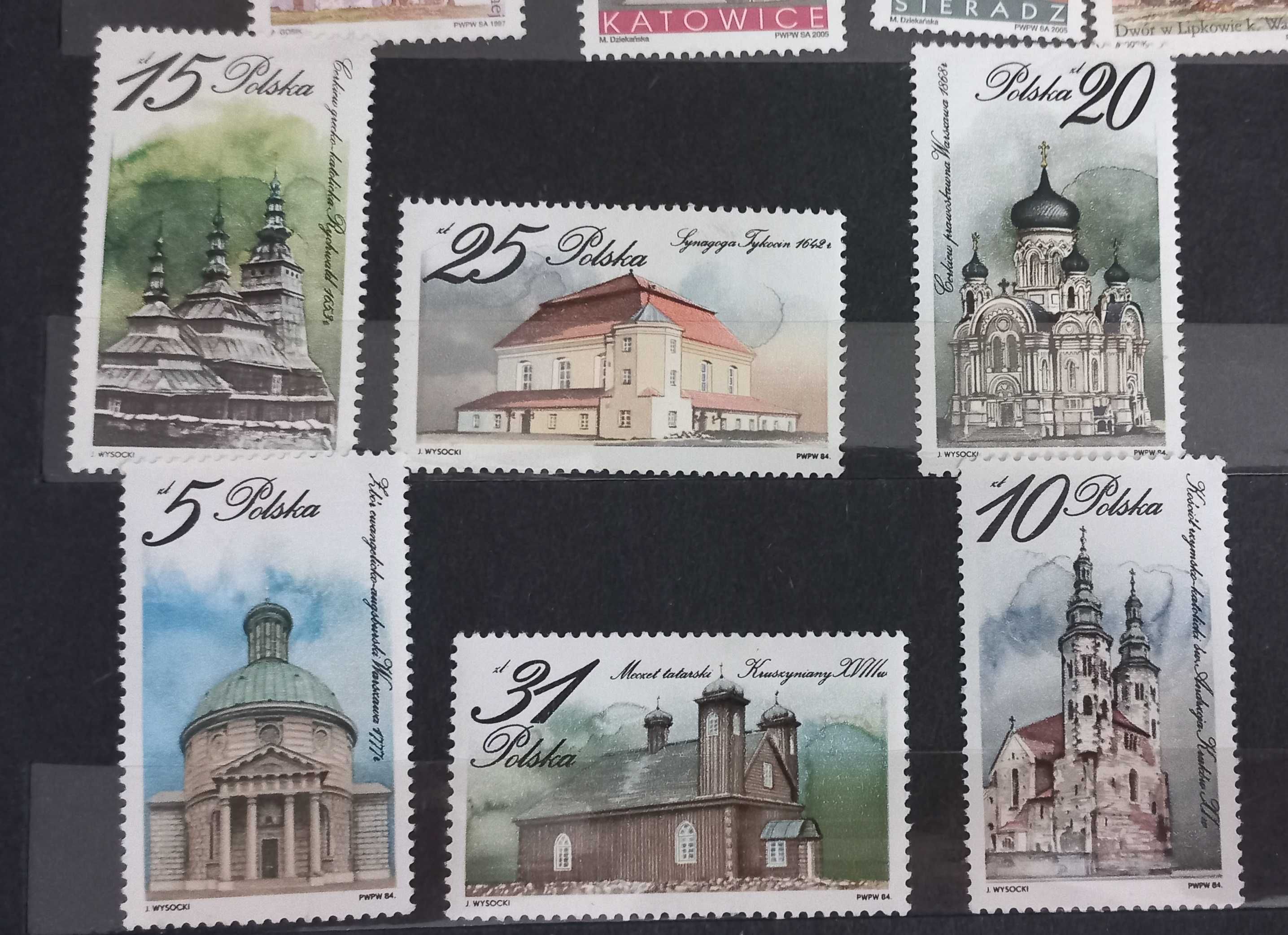 Zestaw znaczków - Polska - 1984 - Architektura