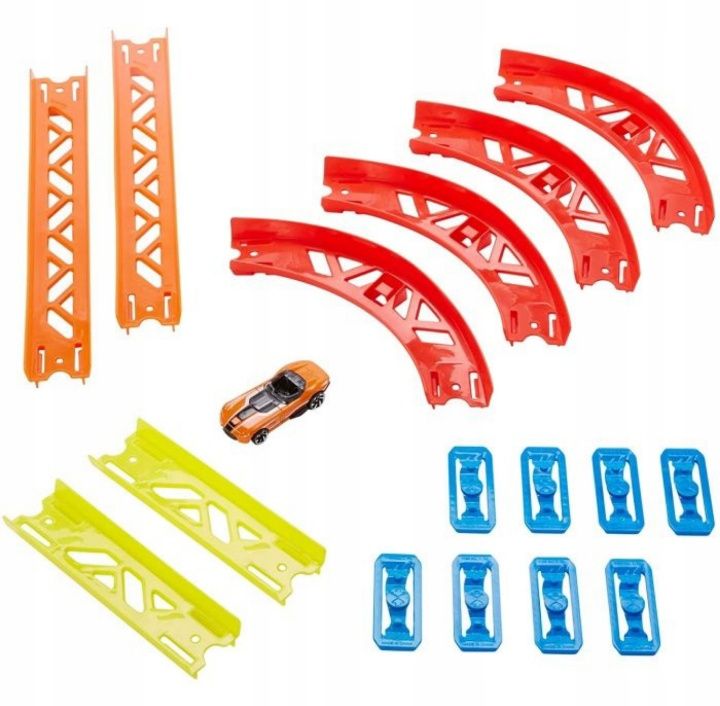 Tor samochodowy Hot Wheels GLC88 tor do rozbudowy zakręty