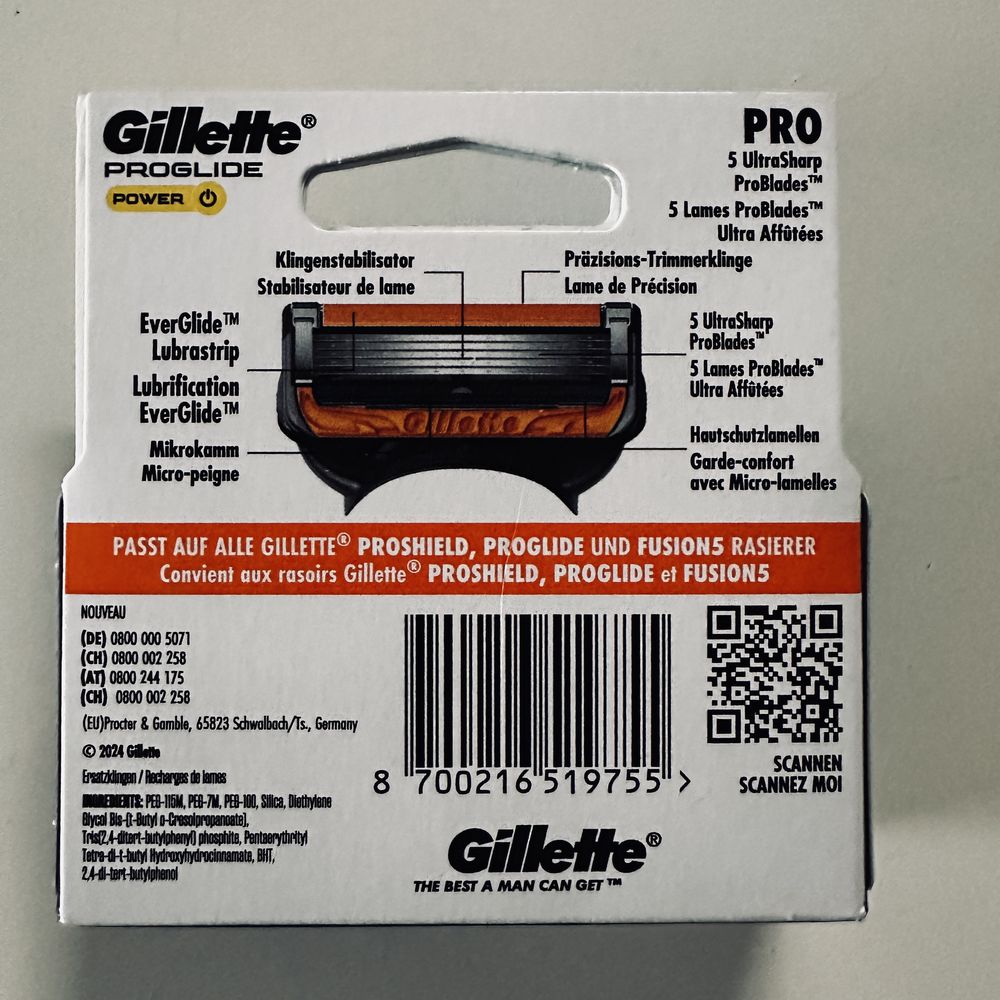 Gillette fusion progile power 4s