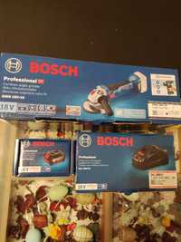 Szlifierka Bosch GWS 18V-10 + 1 aku 5.0Ah+ ładowarka