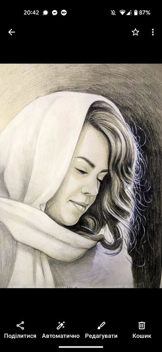 Портрет на замовлення олівцем ,портрети фарбами,малюнок з фото