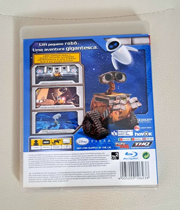 Jogo PS3 Wall-E Disney Pixar THQ