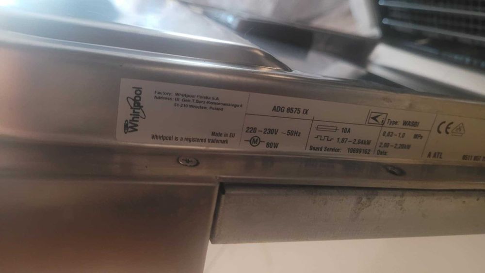 Zmywarka Whirlpool ADG 8575 IX