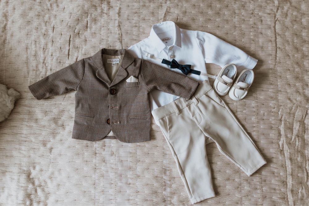 Ubranko do chrztu chlopiec Abrakadabra 68