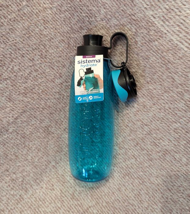 Butelka na wodę Sistema Hydrate Traverse niebieska 650ml bidon