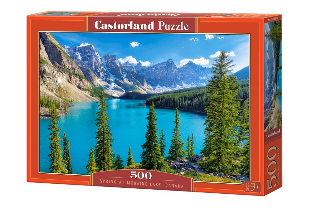 Puzzle Wiosna Nad Jeziorem Moraine, Kanada 500