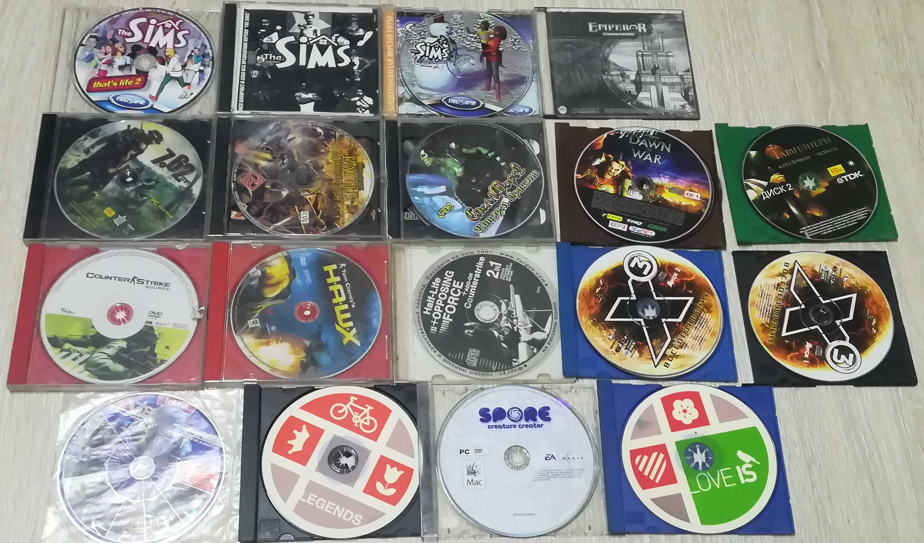 Продам Диски CD/DVD с играми