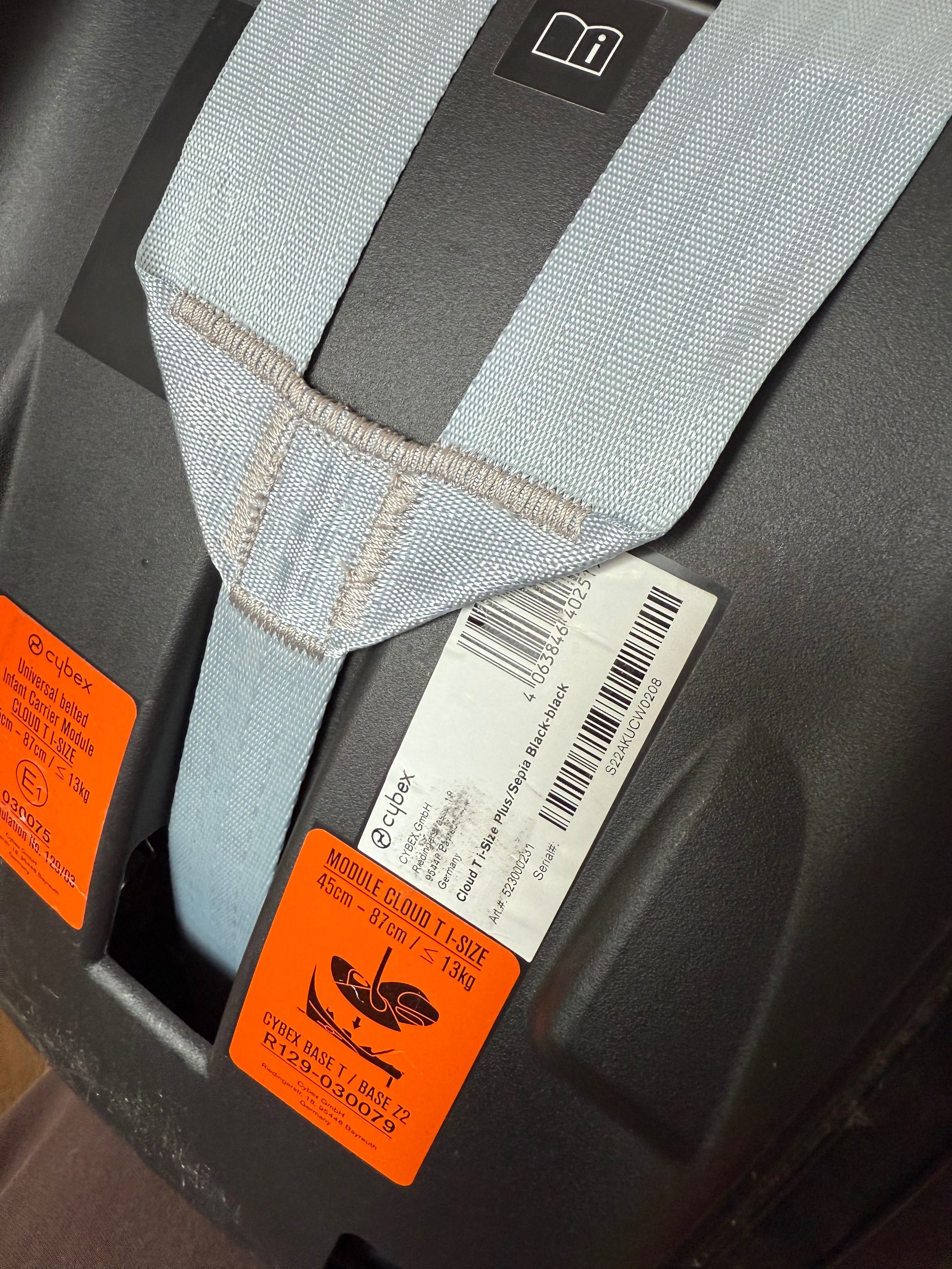 Nosidełko cybex T i-size plus z bazą