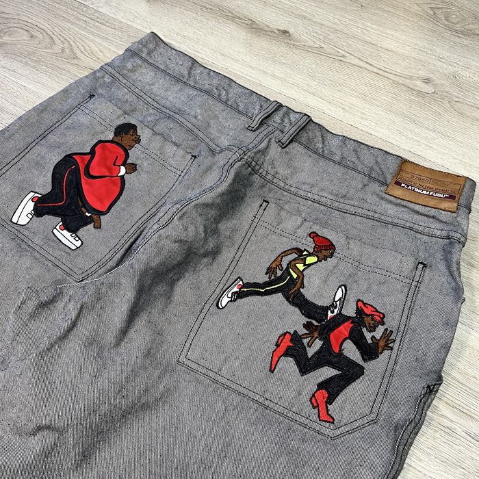 rap platinum fubu jeans  (southpole, ecko unltd style)