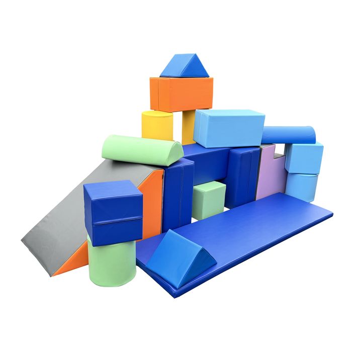 Zestaw kształtek rehabilitacyjnych konstrukcyjnych dla dzieci - Gigan