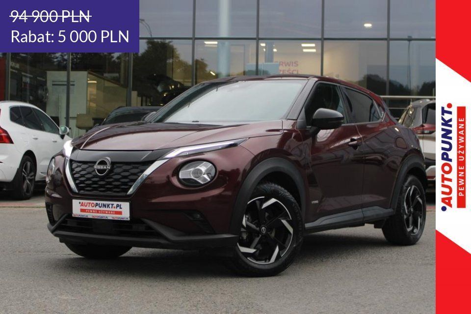Nissan Juke N-CONNECTA 1.6 Hybrid AMT, 2023r. Carplay* Kamera* LED* Navi* FV23%