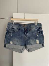 Spodenki spodnie szorty dżinsowe jeansowe krótkie niski stan vintage