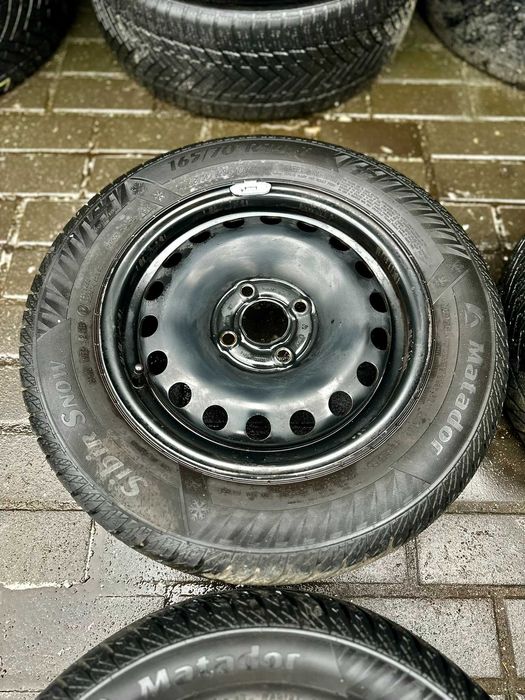 Koła zimowe stalowe 14" 4x100 VW Skoda Seat