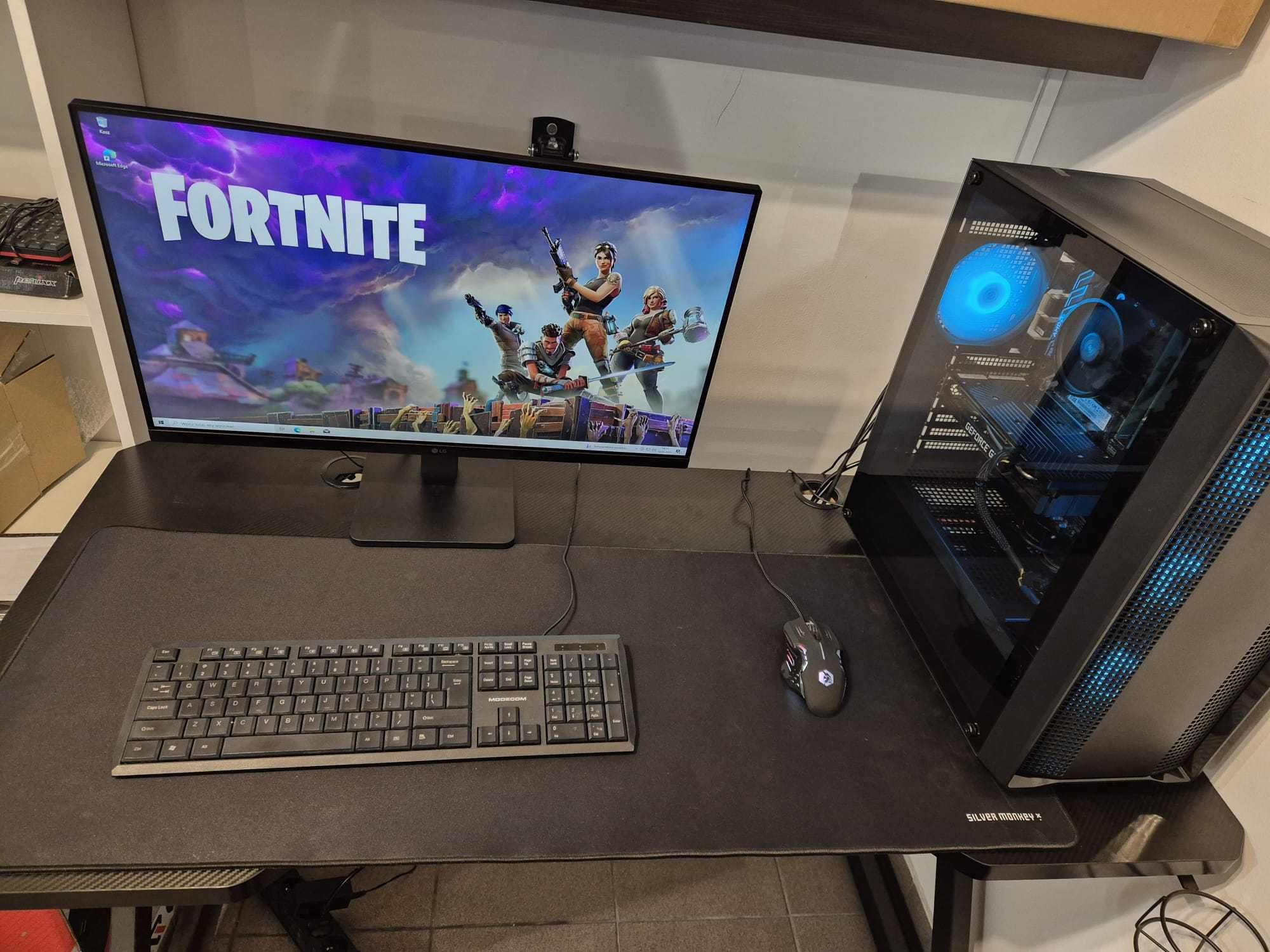 Zestaw Komputer do gier ryzen 7 monitor 27 cali klawiatura myszka