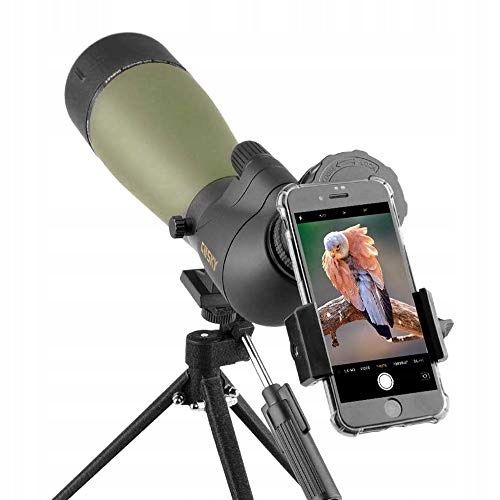 Монокуляр, телескоп 20-60×60 з кріпленням для телефона